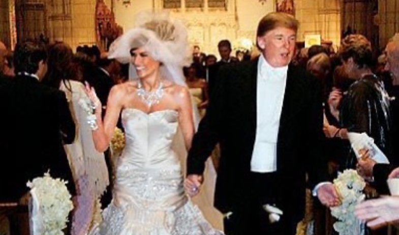 Trump comparte imágenes de su boda con Melania para festejar su aniversario de bodas 