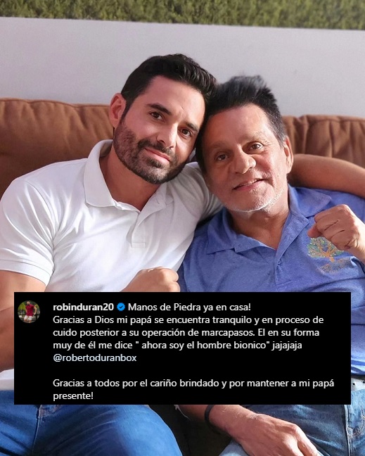 ROBERTO MANO DE PIEDRA DURAN Y ROBIN DURAN