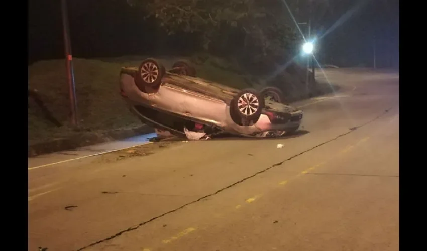 Accidente en  Juan Pablo II