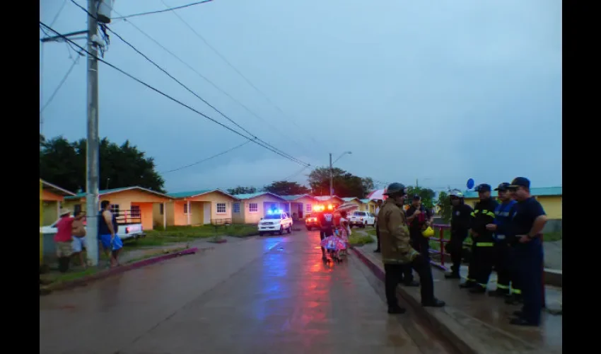 Lluvia en Chitré