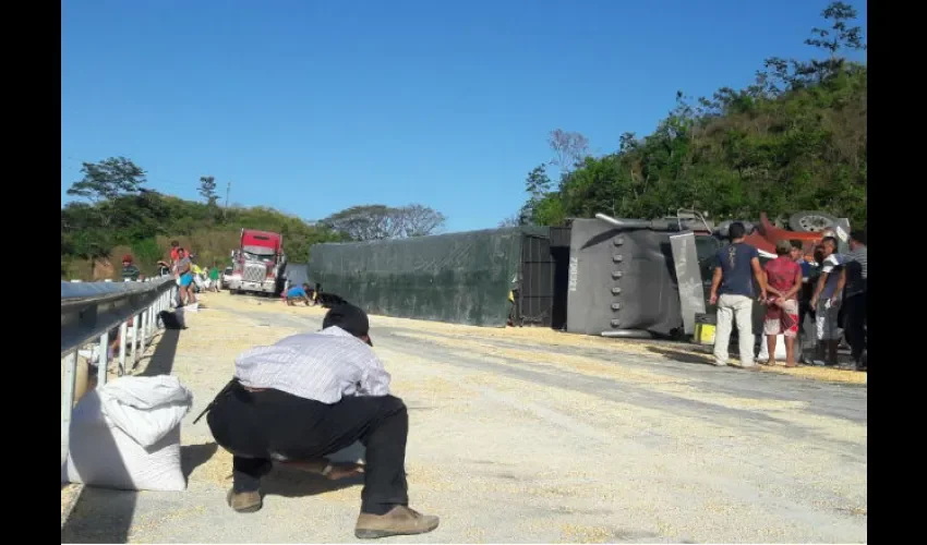 Tampoco hubo víctimas fatales en este accidente: Foto: Melquiades Vásquez