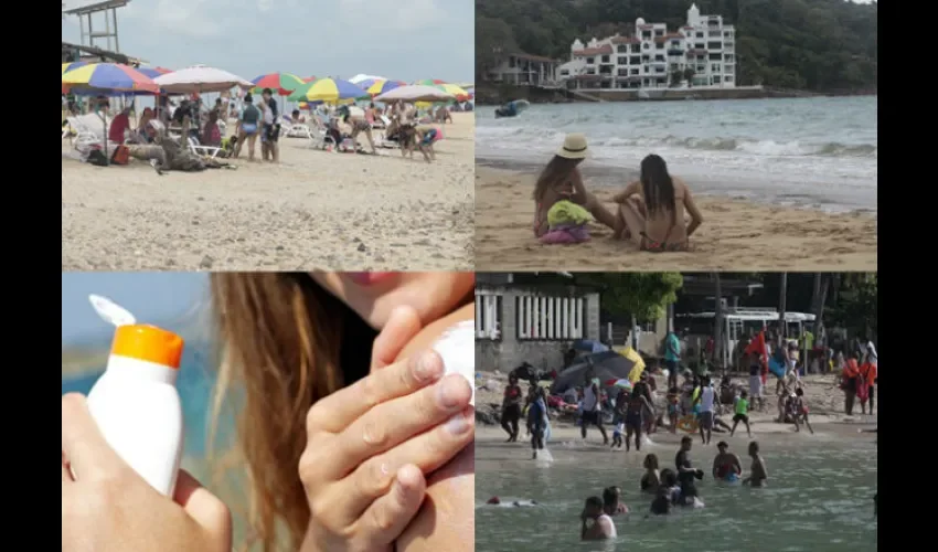 Panameños le gusta la playa, pero no se protegen: Fotos: Roberto Barrios 