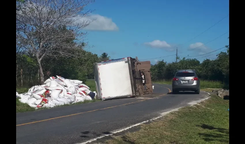 Foto ilustrativa del área del accidente. 