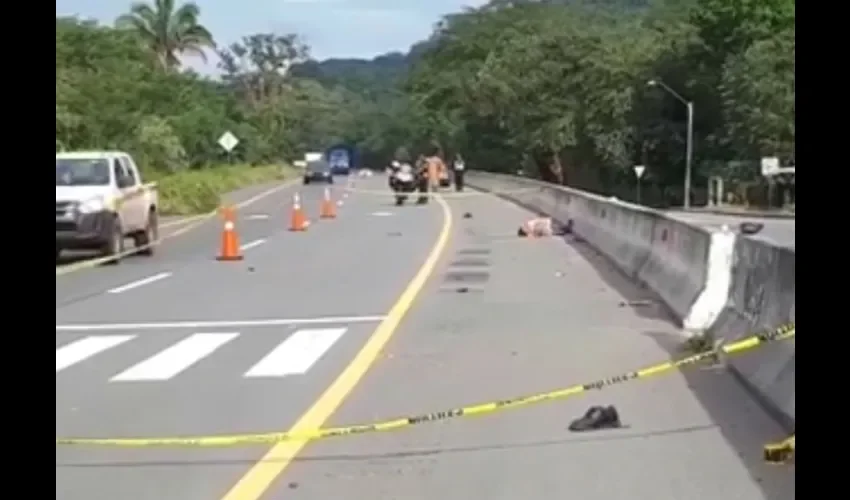 Accidente de tránsito en Chiriquí.