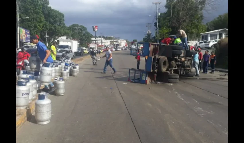 Accidente de tránsito en Milla 8.