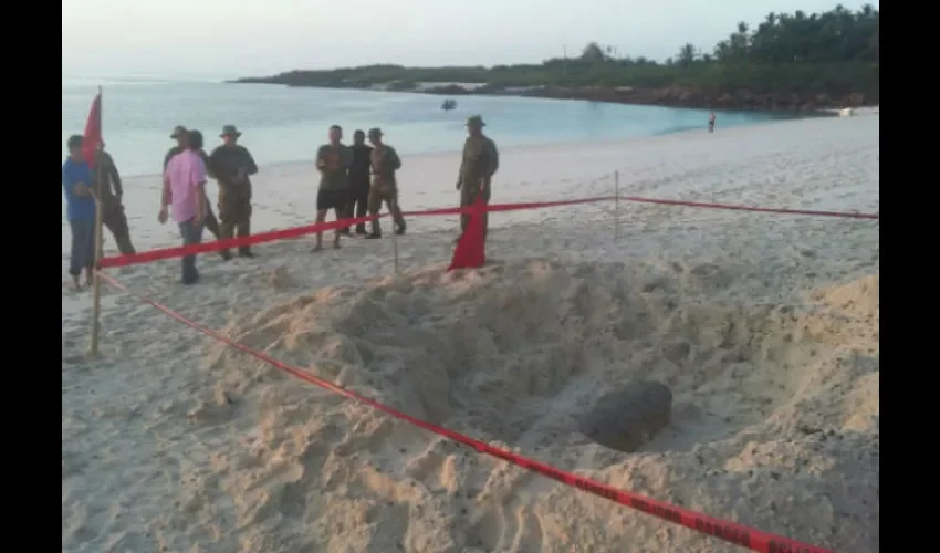 Bomba en isla Iguana. 