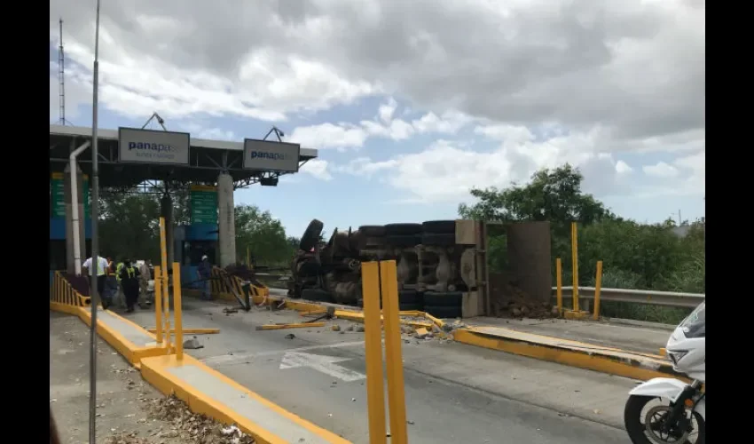 Accidente de tránsito en el Corredor Sur.