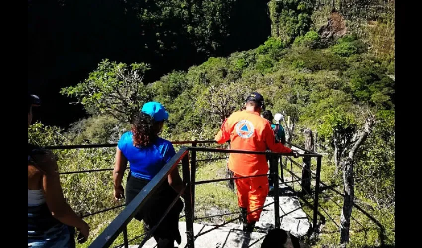 Foto ilustrativa del sendero para llegar al Sendero El Cañón del Río Cochea.