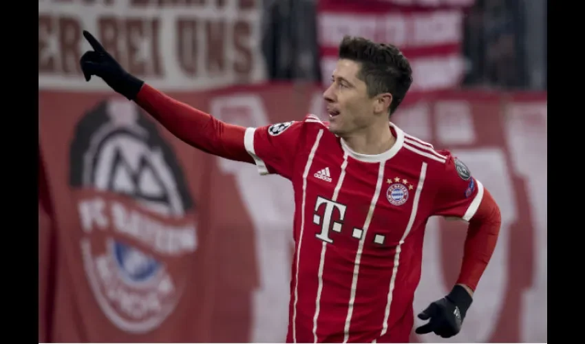 Robert Lewandowski anotó un doblete. 