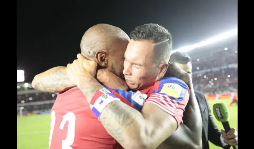 Felipe Baloy y Blas Pérez tiene un gran amistad. Foto: Anayansi Gamez