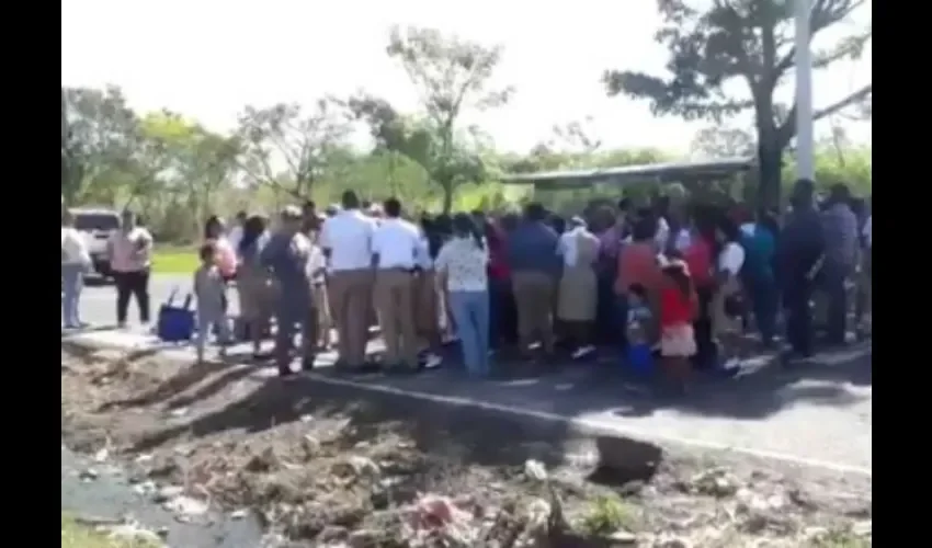 Protesta en Colon y Panamá Oeste