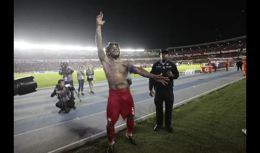 El jugador panameño Román Torres. Foto: Anayansi Gamez