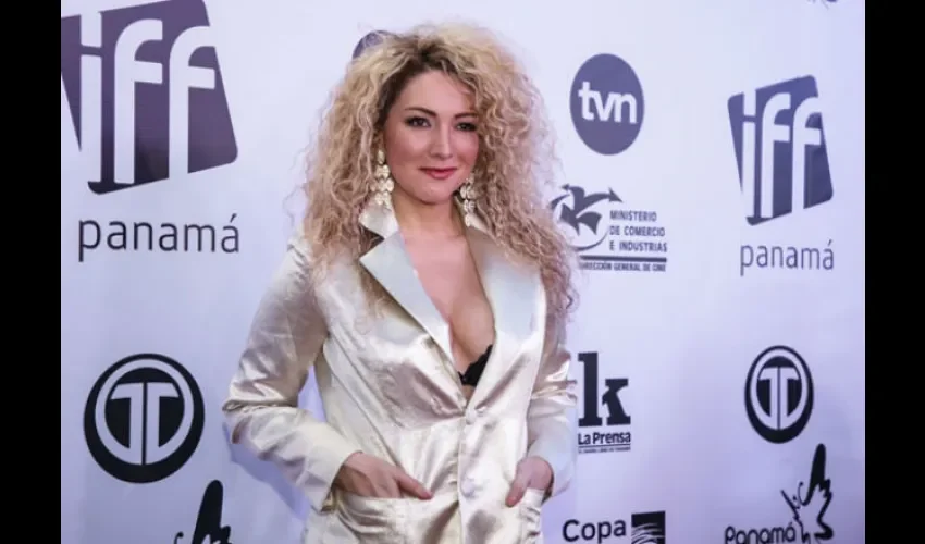 Erika Ender en la gala de apertura. / Foto: IFF Panamá.