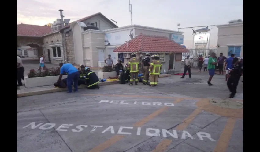 Explosión en Isla Flamenco.