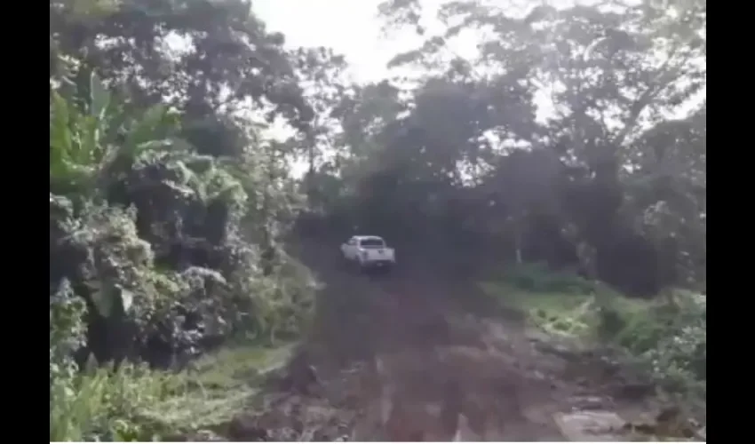 Carretera en La Pintada. 