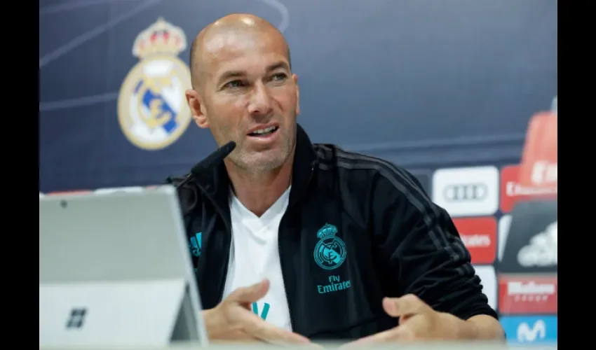 Zinedine Zidane es el entrenador del Real Madrid.