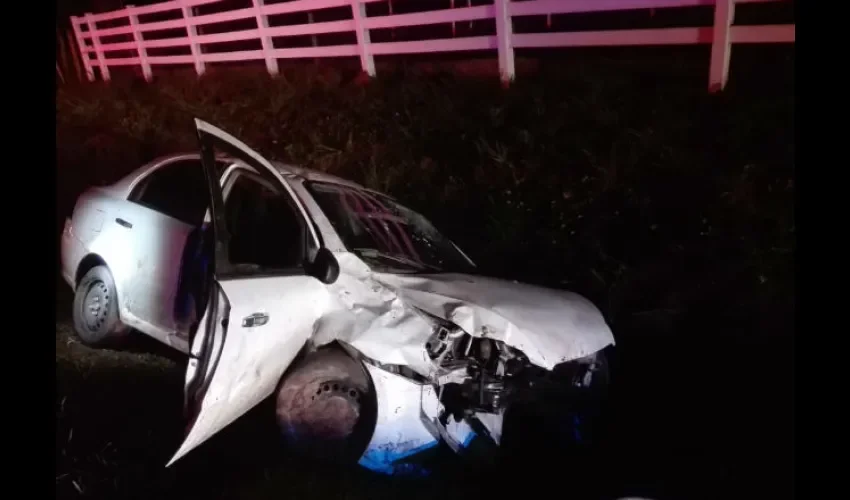 Accidente de tránsito en Loma Brigida.