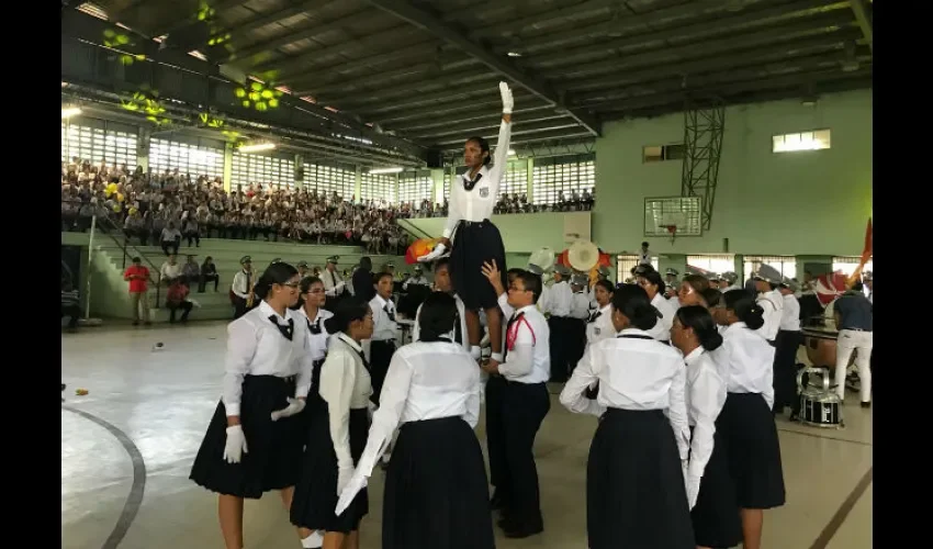 Los estudiantes dieron lo mejor de sí en la competencia. Foto: Cortesía