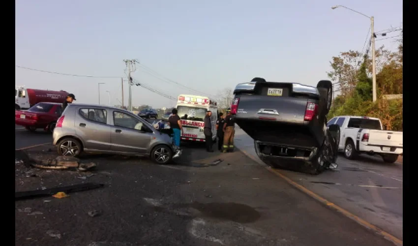 Cuando llueve se registran más accidentes, hay que tomar precaución. Foto: Epasa