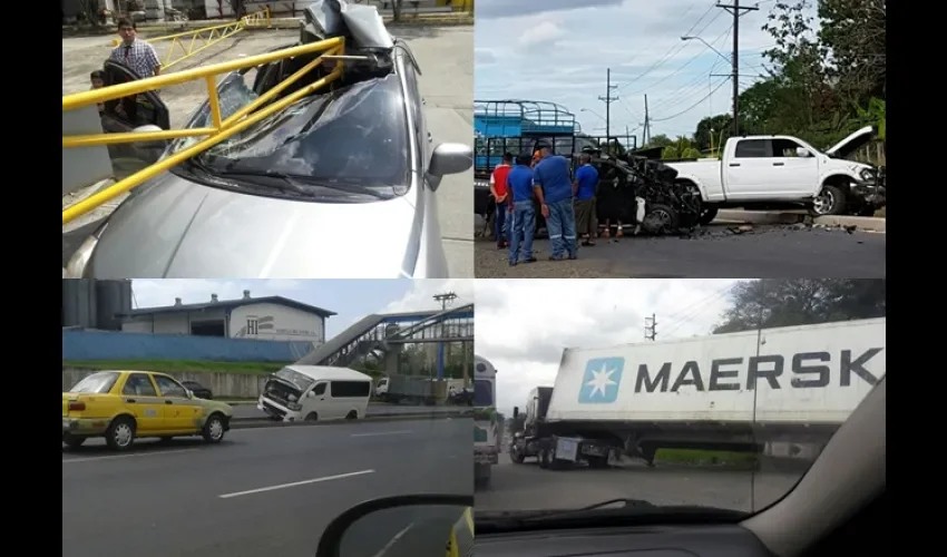 Accidente de tránsito en el Corredor Norte.