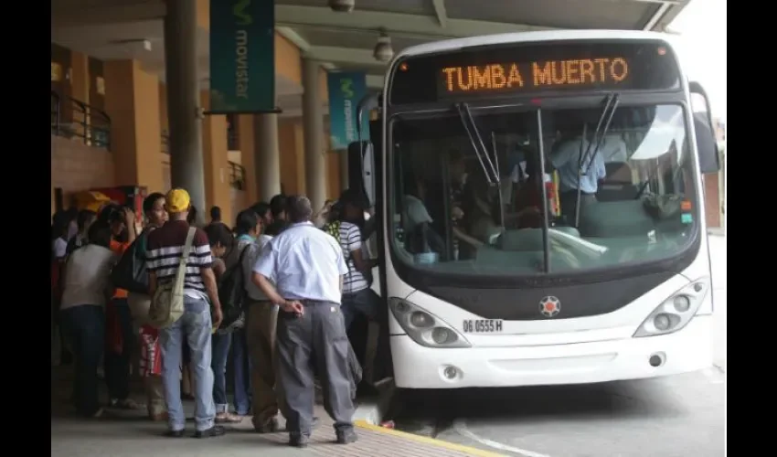 Todos los buses saldrán desde un solo punto. Foto: Archivo