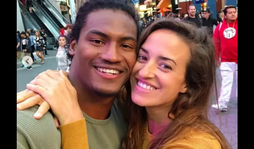 La modelo española Gemma Marín mantiene una relación con el boxeador panameño Israel Duffus./Instagram