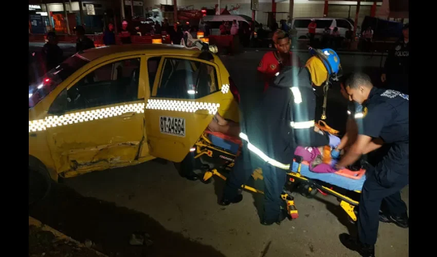 Accidente de tránsito en la Gran Estación. 