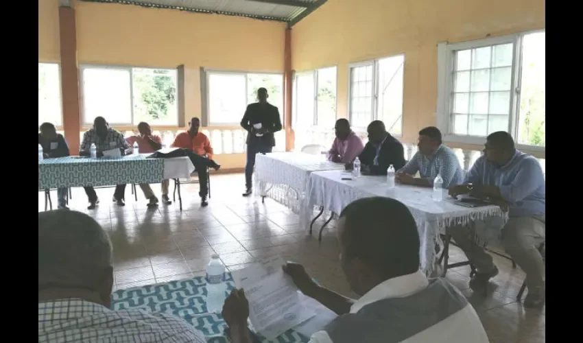 Durante la reunión del Consejo Municipal. Foto: Diómedes Sánchez