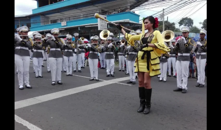 Foto ilustrativa del desfile en La Chorrera. 