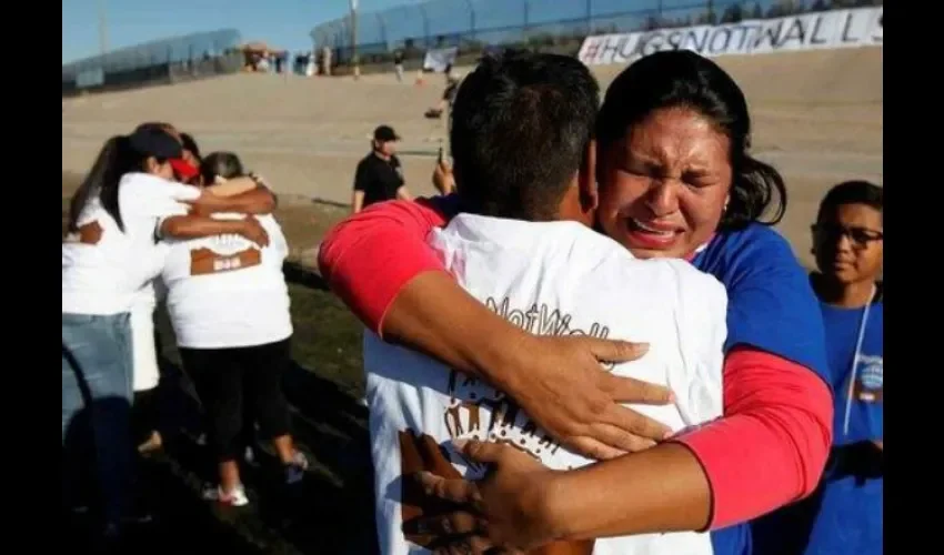 Foto ilustrativa de familias separadas. Cortesía. 