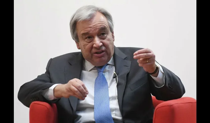 António Guterres, secretario general de la ONU.