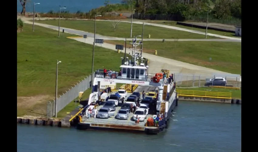 Foto ilustrativa de uno de los transbordadores en Panamá. 