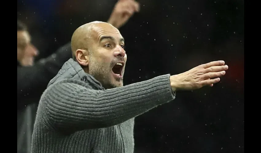 El técnico Pep Guardiola. Foto: AP