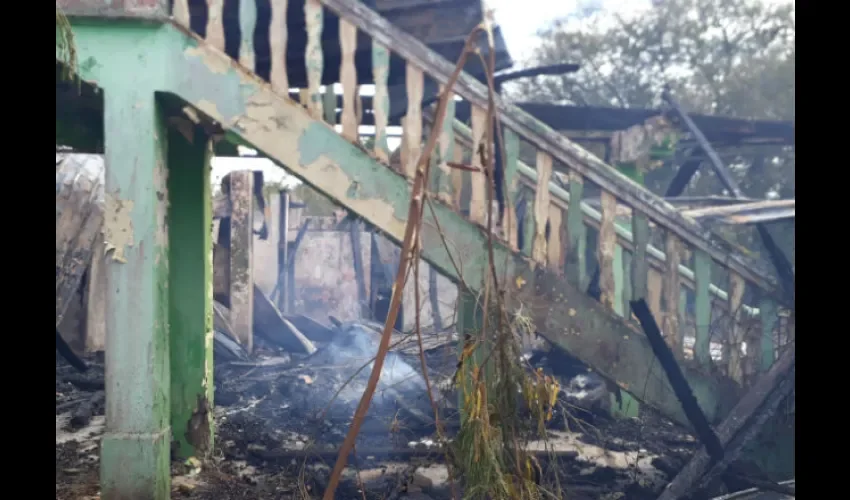 Incendio en Chitré. 