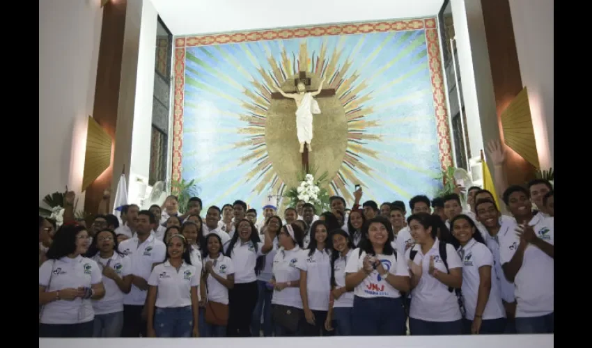 Foto ilustrativa de los jóvenes que participaron de la actividad. Cortesía. 