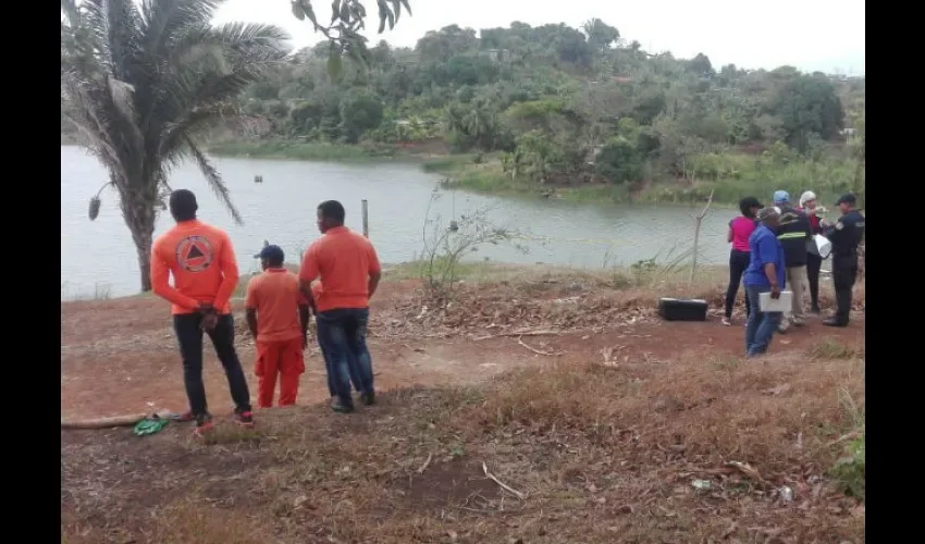 El lago se ubica en las afueras de Colón.  Foto: Diómedes Sánchez