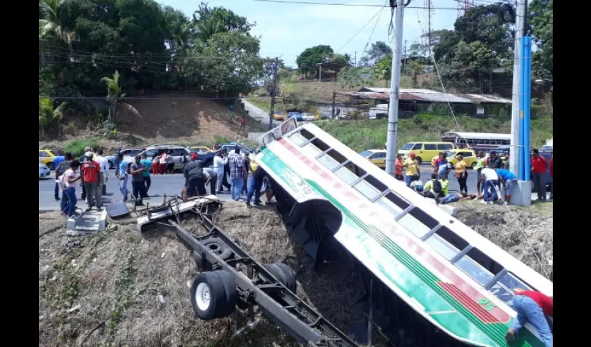 Foto ilustrativa del área del accidente. Foto cortesía 