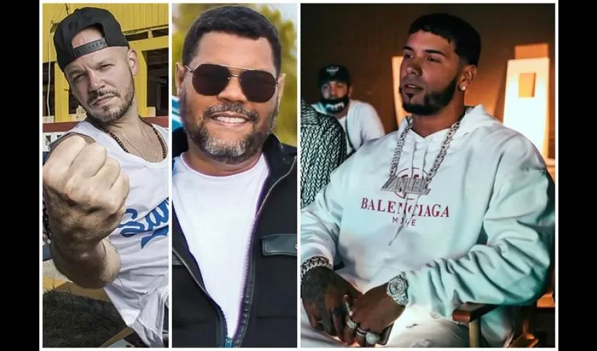 Residente, El Chombo y Anuel. 