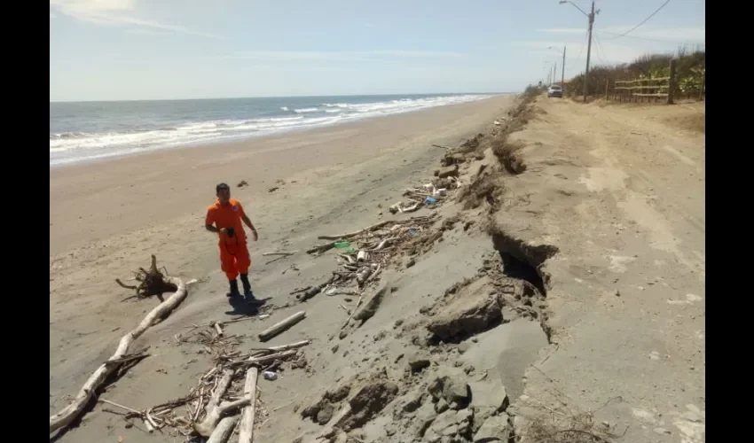 Foto ilustrativa del monitoreo de la zona. 