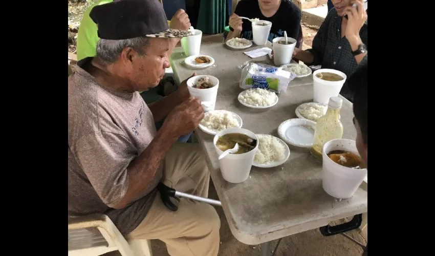 Hicieron un sancocho. Foto: Cortesía