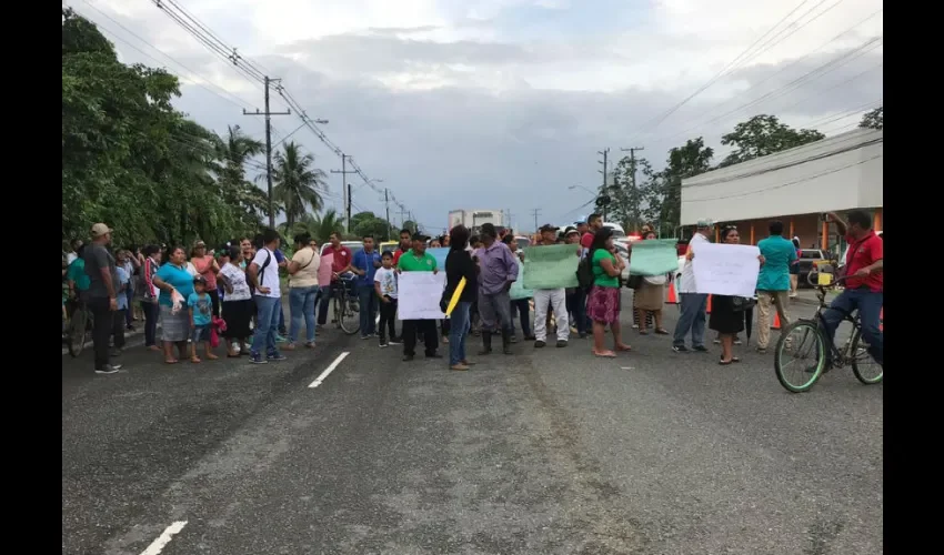 Foto ilustrativa de las protestas. 