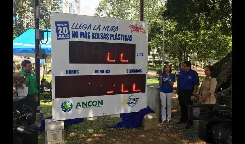 Menos plástico es el nombre de la campaña de la cuenta regresiva. Fotos: Cortesía