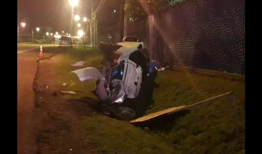 Foto ilustrativa del área del accidente. 