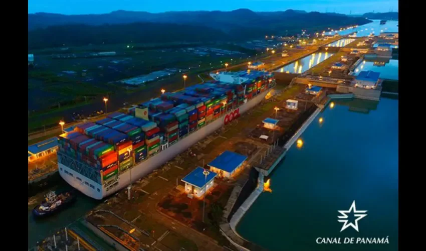 Foto ilustrativa del Canal de Panamá. 