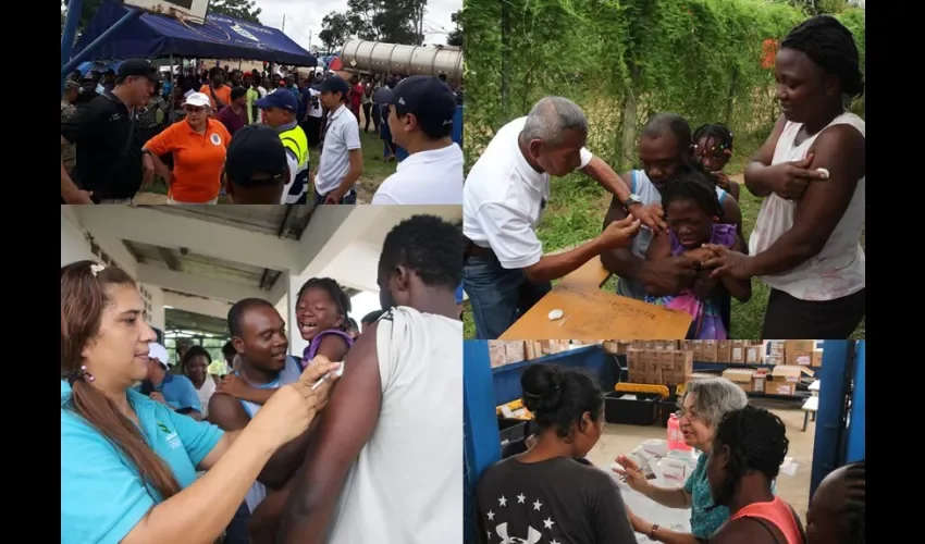 En el lugar estuvo presente un equipo de 18 miembros del sistema de salud entre médicos, enfermeras, técnicos de enfermería y asistentes de salud, quienes son los encargados de llevar la atención. Foto: Minsa