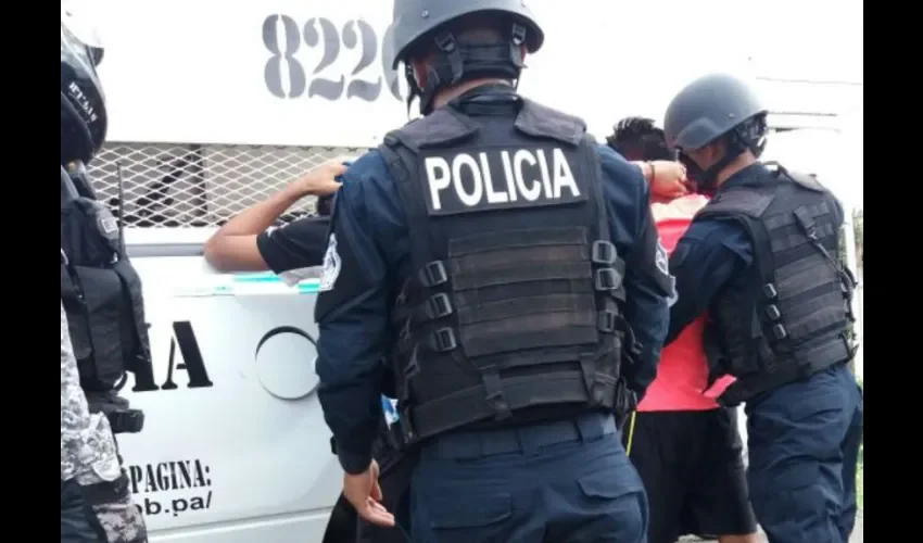 Foto ilustrativa de los detenidos. 