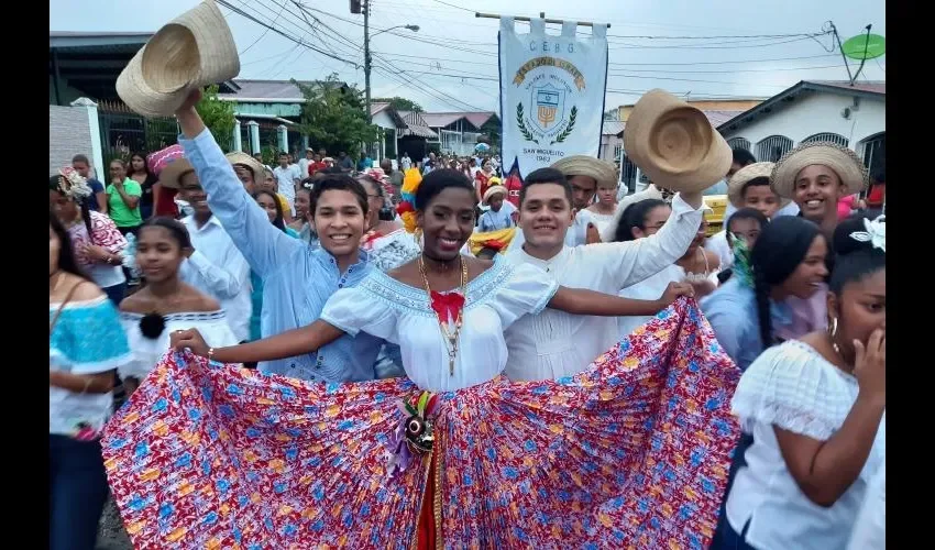 Los estudiantes estaban felices. Foto: Didier Hernán Gil