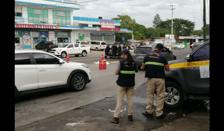 Foto ilustrativa del área del accidente. 