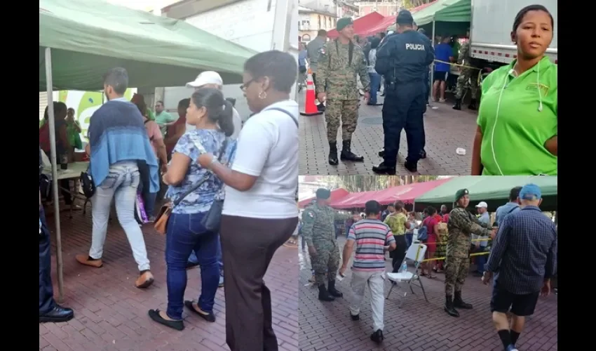 Foto ilustrativa de las filas en Capira. 