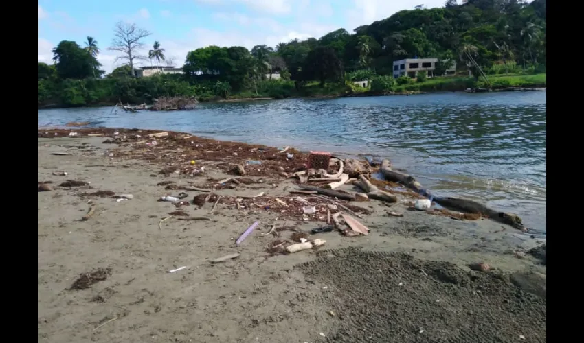 Foto ilustrativa del área afectada por la basura. 